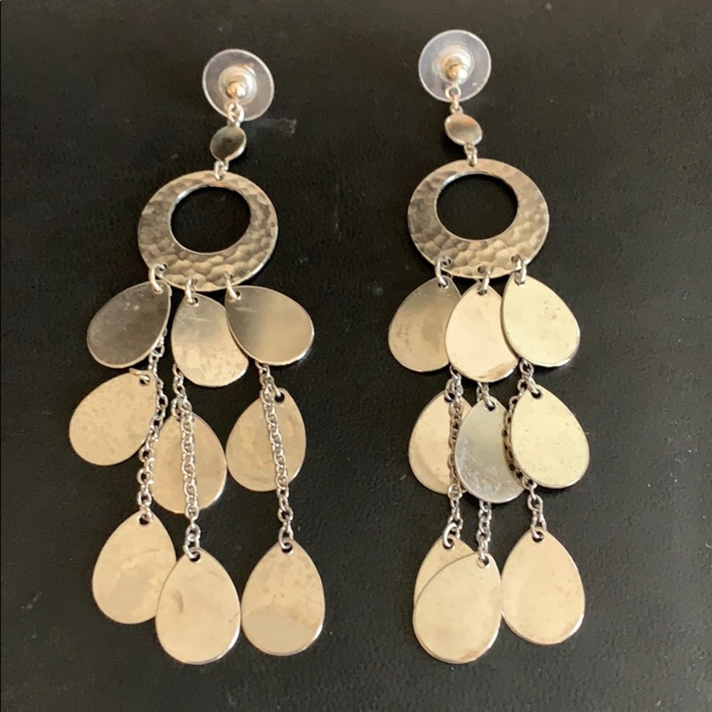 Silver Dangly Earrings